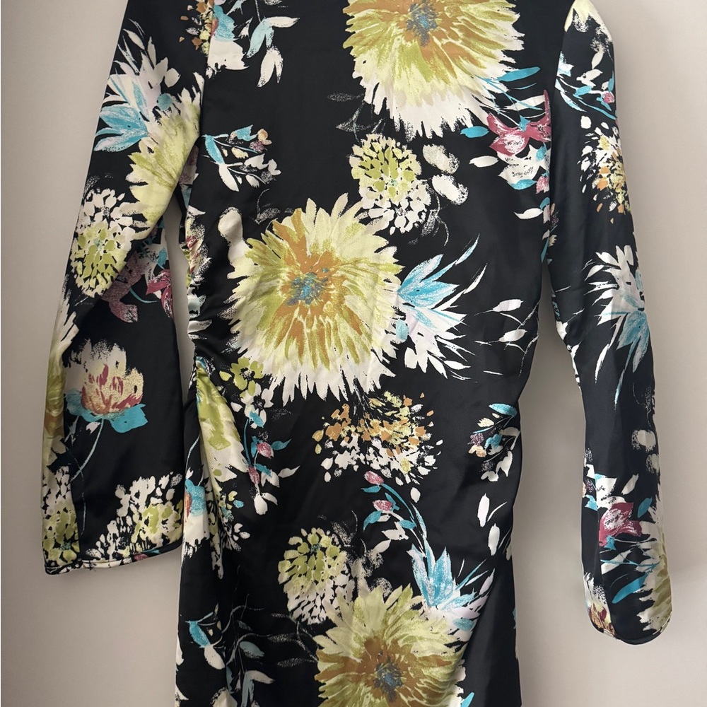 Zara Black Floral Dress